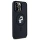 Original Case IPHONE 14 PRO MAX Karl Lagerfeld Hardcase Silicone Karl & Choupette Magsafe (KLHMP14XSCMKCRHK) black 3666339254032