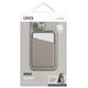 MagSafe Card Wallet IPHONE Z MAGSAFE UNIQ Magnetic RFID Wallet and Phone Stand beige & green 8886463688403