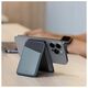 MagSafe Card Wallet IPHONE Z MAGSAFE UNIQ Magnetic RFID Wallet and Phone Stand black & grey 8886463688434
