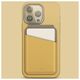 MagSafe Card Wallet IPHONE Z MAGSAFE UNIQ Magnetic RFID Wallet and Phone Stand yellow & gray 8886463688427