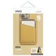 MagSafe Card Wallet IPHONE Z MAGSAFE UNIQ Magnetic RFID Wallet and Phone Stand yellow & gray 8886463688427
