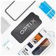 Tempered Glass 5D APPLE IPHONE 15 / 14 PRO UNIQ Optix Matte with Applicator 8886463688502