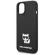 Karl Lagerfeld Liquid Silicone Choupette Apple iPhone 14 Plus (6.7) hátlapvédő tok fekete (KLHCP14MSLCTBK) 3666339076566