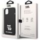 Karl Lagerfeld Liquid Silicone Choupette Apple iPhone 14 Plus (6.7) hátlapvédő tok fekete (KLHCP14MSLCTBK) 3666339076566
