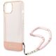 Guess Apple iPhone 14 Plus (6.7) PC/TPU Camera Outline Translucent hátlapvédő tok pink (GUHCP14MHGCOHP) 3666339064297