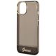 Guess Apple iPhone 14 Plus (6.7) PC/TPU Camera Outline Translucent hátlapvédő tok fekete (GUHCP14MHGCOK) 3666339088231