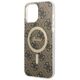 Guess Apple iPhone 13 Pro Max (6.7) 4G IML MagSafe hátlapvédő tok barna (GUHMP13XH4STW) 3666339126872