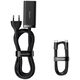 Baseus wall charger GaN3 Pro 100W 2x USB-C 2x USB black 6953156209053