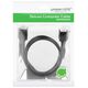 HDMI male to HDMI female cable UGREEN HD107, FullHD, 3D, 0.5m (black) 6957303811403