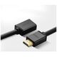 HDMI male to HDMI female cable UGREEN HD107, FullHD, 3D, 0.5m (black) 6957303811403