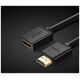 HDMI male to HDMI female cable UGREEN HD107, FullHD, 3D, 2m (black) 6957303811427