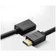 HDMI male to HDMI female cable UGREEN HD107, FullHD, 3D, 2m (black) 6957303811427