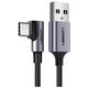 Angular USB-C cable UGREEN US284, 3A , 2m (black) 6957303859429