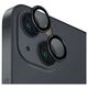 Tempered Glass for Camera IPHONE 14 / 14 PLUS UNIQ Optix Aluminium Camera Lens Protector z Aplikatorem czarny 8886463682395