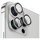 Tempered Glass for Camera IPHONE 14 PRO / 14 PRO MAX UNIQ Optix Aluminium Camera Lens Protector z Aplikatorem srebrny 8886463682463
