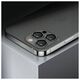 Tempered Glass for Camera IPHONE 14 PRO / 14 PRO MAX UNIQ Optix Aluminium Camera Lens Protector z Aplikatorem srebrny 8886463682463