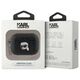 Original Case APPLE AIRPODS PRO 2 Karl Lagerfeld Cover Monogram Karl Head black 3666339283667