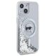 Original Case IPHONE 13 / 14 / 15 Karl Lagerfeld Hardcase Silicone Choupette Head MagSafe (KLHMP15SLGKISGH) transparent 3666339285586