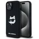 Original Case IPHONE 13 / 14 / 15 Karl Lagerfeld Hardcase Crossbody IML Karl Head MagSafe (KLHMP15SSCHPPLK) black 3666339257262