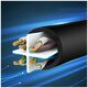 UGREEN Ethernet RJ45 Flat Network Cable, Cat.6, UTP, 8m (Black) 6957303851775