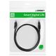 UGREEN Ethernet RJ45 Flat Network Cable, Cat.6, UTP, 8m (Black) 6957303851775