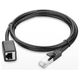 UGREEN Cat 6 FTP Ethernet RJ45 Extension Male/Female PatchCords with Shielding 3m (black) 6957303882823