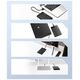 2.5" External HDD/SSD enclosure UGREEN US221, SATA 3.0, USB-C, 50cm (black) 6957303838486