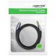 UGREEN AV118 AUX jack audio extender 3.5 mm 5m (black) 6957303815388