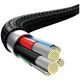 Baseus Rapid Series 3-in-1 cable USB-C For M+L+T 20W 1.5m Black 6953156204294