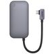 Hub 4in1 Baseus PadJoy Series USB-C to USB 3.0 + HDMI + USB-C PD + jack 3.5mm (Grey) 6932172613945