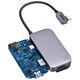 Hub 4in1 Baseus PadJoy Series USB-C to USB 3.0 + HDMI + USB-C PD + jack 3.5mm (Grey) 6932172613945