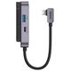 Hub 6in1 Baseus PadJoy Series USB-C to USB 3.0 + HDMI + USB-C PD + jack 3.5mm + SD/TF (Grey) 6932172613952