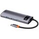 Hub 5in1 Baseus Metal Gleam Series, USB-C to 3x USB 3.0 + HDMI + USB-C PD 6953156204638