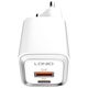 MFi wall charger LDNIO A2318M, USB-C+USB, USB-C to Lightning 20W 6933138700471