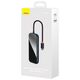 Baseus Hub Adapter 4w1 USB-C na 4xUSB 3.0 (Dark Grey) 6932172624118