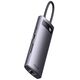 Hub 8w1 Baseus StarJoy Metal Glam Series, USB-C do HDMI + 3 x USB 3.0 + USB-C PD + RJ45 + SD/TF 6932172622152