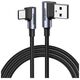 USB-C to USB-A 2.0 Angled Cable UGREEN US176, 3A, 3m (Black) 6957303878758