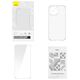 Case IPHONE 12 PRO Baseus Corning & Tempered glass transparent 6932172629755