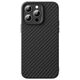 Case + Tempered Glass APPLE IPHONE 15 PRO Baseus Synthetic Fiber black 6932172645328