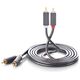 UGREEN 2RCA (Cinch) to 2RCA (Cinch) Cable 5m (black) 6957303815203