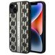 Original Case IPHONE 14 PLUS Karl Lagerfeld Hardcase Monogram Stripe (KLHCP14MPGKLSKG) gray 3666339084899