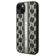 Original Case IPHONE 14 PLUS Karl Lagerfeld Hardcase Monogram Stripe (KLHCP14MPGKLSKG) gray 3666339084899