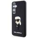 Original Case SAMSUNG GALAXY S24 Karl Lagerfeld Hardcase 3D Rubber Ikonik (KLHCS24S3DRKINK) black 3666339241995