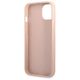Original Case IPHONE 14 PLUS Guess Hardcase Saffianotriangle Logo (GUHCP14MPSATLP) pink 3666339065492