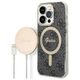 Original Case IPHONE 14 PRO Guess Hardcase 4G Print MagSafe + Wireless Charger (GUBPP14LHJEACSA) black 3666339102838