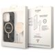 Original Case IPHONE 14 PRO Guess Hardcase 4G Print MagSafe + Wireless Charger (GUBPP14LHJEACSA) black 3666339102838