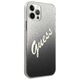 Original Case IPHONE 12 / 12 PRO 6,1" Guess Hardcase Glitter Gradient Script GUHCP12MPCUGLSBK black 3700740494714
