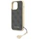 Original Case IPHONE 13 PRO MAX 6,7" Guess Hardcase 4G Charms Collection GUHCP13XGF4GGR grey 3666339033507