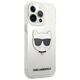Original Case IPHONE 13 PRO MAX 6,7" Karl Lagerfeld Hardcase Choupette Head KLHCP13XCTR transparent 3666339027964