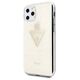 Original Case IPHONE 11 PRO Guess Hard Case Glitter Triangle (GUHCN58SGTLGO) gold 3700740461426